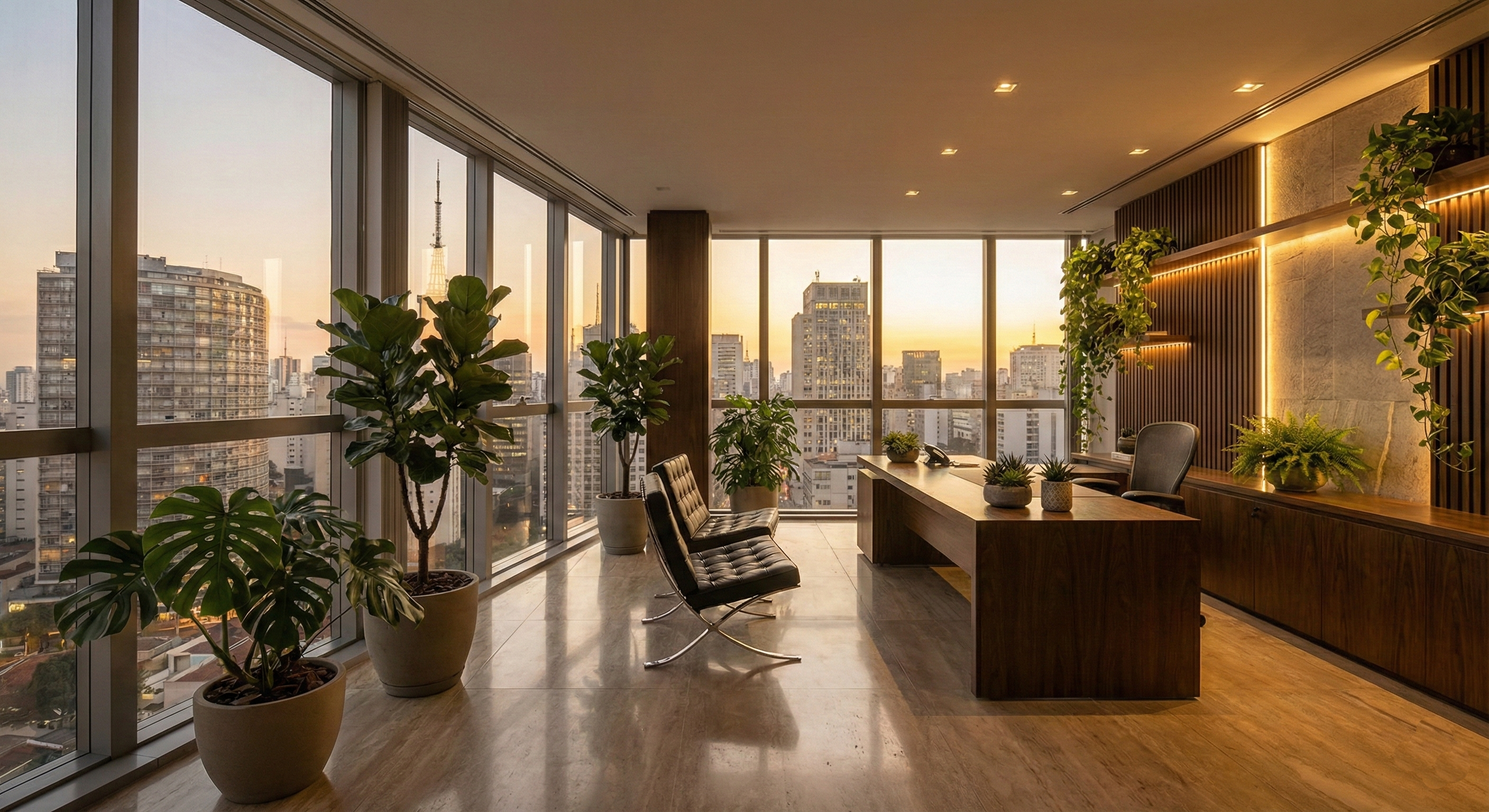 Fundo Sala Comercial Madeira